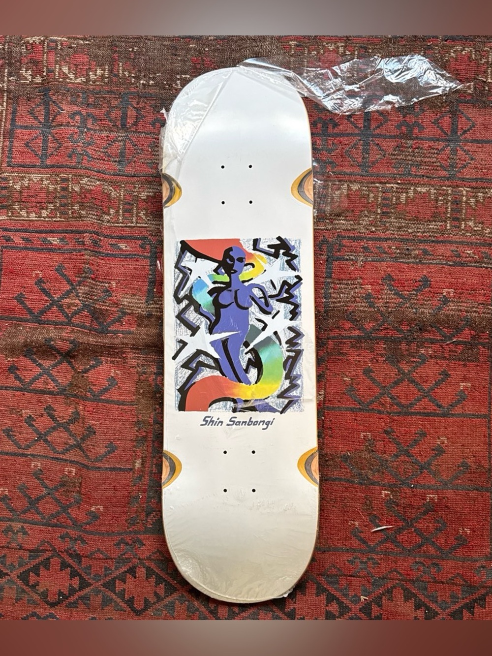 Shin Sanbongi 9.0 Polar Skateboard Deck Queen graphic